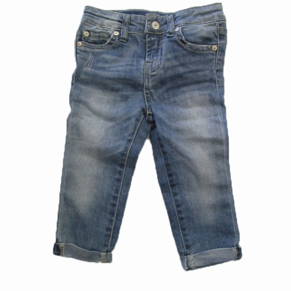 7 For All Mankind The Skinny Crop & Roll Jeans 4T